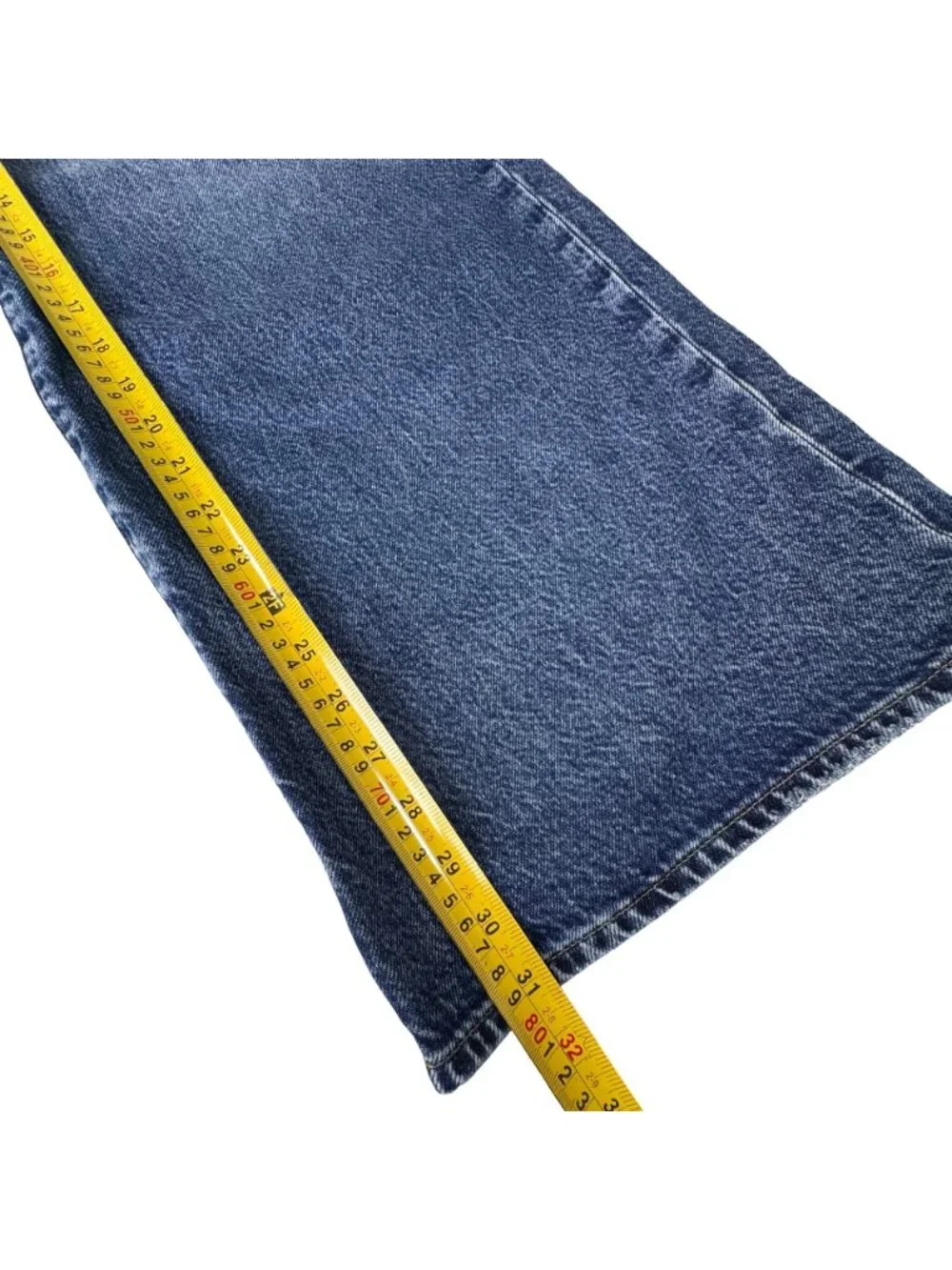 Madewell Superwide Leg Jeans Sz 24, High Rise Minimalist Grunge - Picture 10 of 12